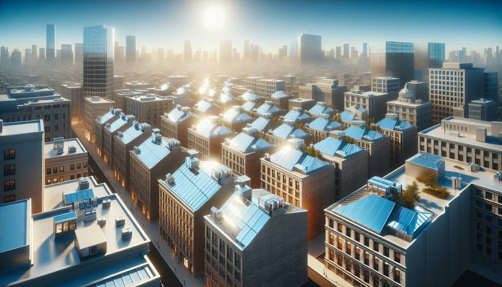 Le coolroofing : une solution innovante pour les villes face au changement climatique